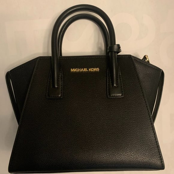 Michael Kors Avril Small Leather Satchel - Picture 1 of 5